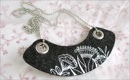 Schmuck aus Filz